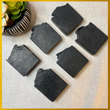 Load image into Gallery viewer, Detox Activated Charcoal and Tea Tree Essential Oil Natural Spa Soap Bar
